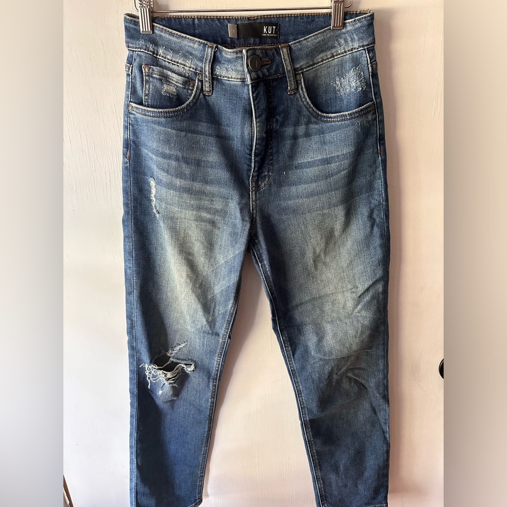 Kut Elizabeth Crop Straight Leg